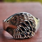 Vintage Sterling Silver Eagle Ring 7.36g Size 12.5 Stamped STER Wheeler