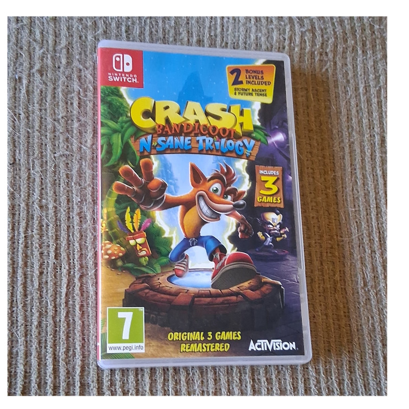 Activision Crash Bandicoot N. Sane Trilogy Remastered Switch Case Only PAL
