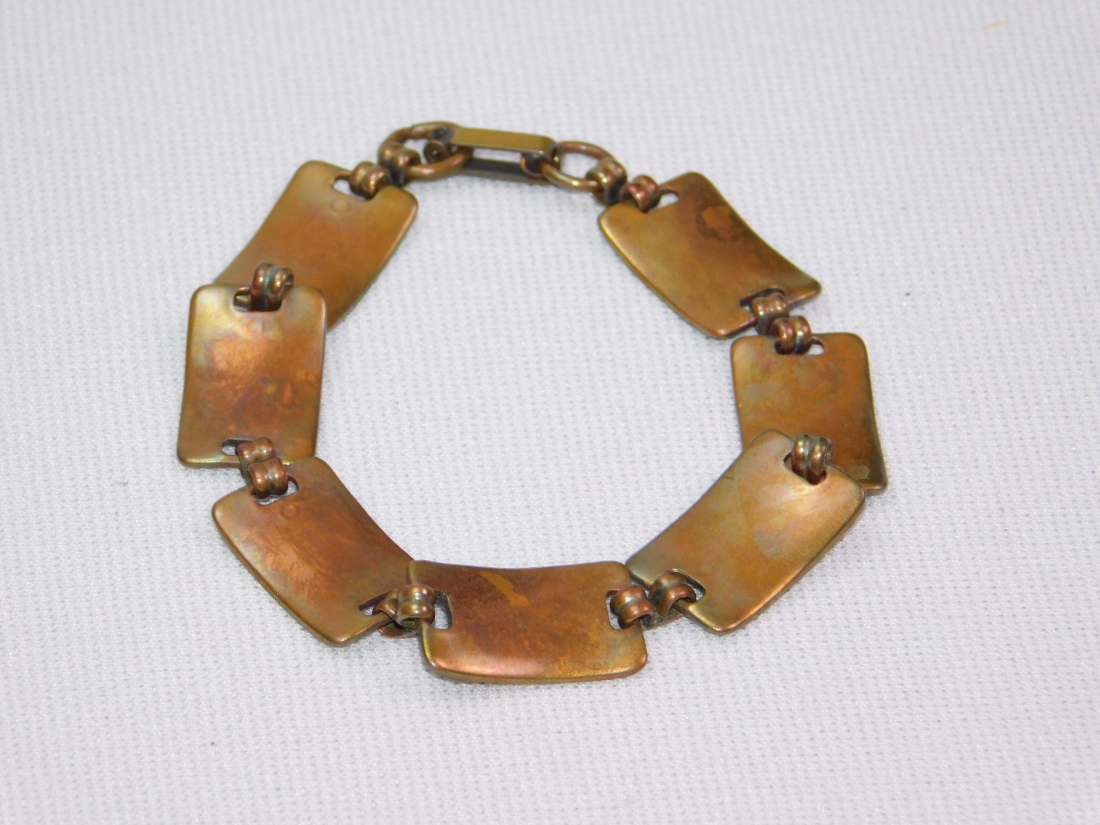 Vintage Solid Copper Thunderbird Link Native Amer… - image 4