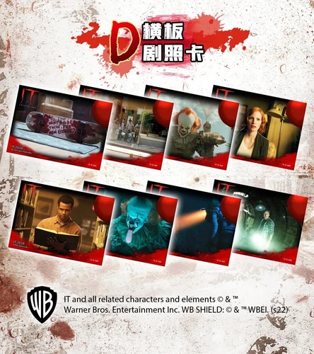OFFICIAL IT WB Trading Cards 6 Pack Premium Hobby Box Horror Sealed New - Zdjęcie 15 z 15
