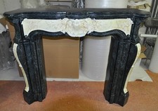 Barokowa okładzina kominka "Kolorowy marmur" obramowanie kominka szerokość 140cm nr 127