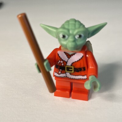 LEGO Star Wars Santa Yoda Jedi Master Mini figure 7958 Christmas