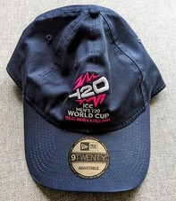 T20 Cricket World Cup New Era ICC Limited Edition 9/20 Black Adjustable Cap NEW