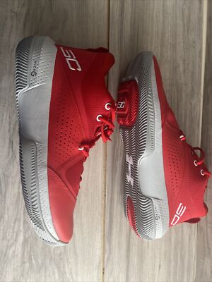 Under Armour Curry SC 3Zero IV 4 UA Men Size 11.5. Shoes Red  display picture 1