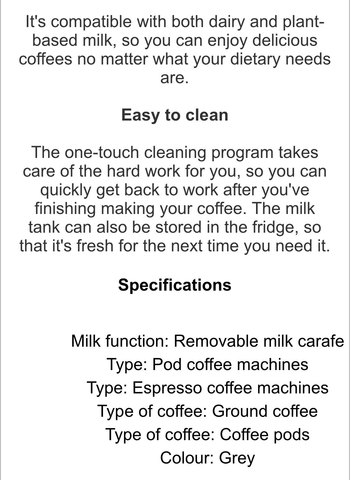 BREVILLE CoffeeHouse II VCF149 Coffee Machine Grey Currys