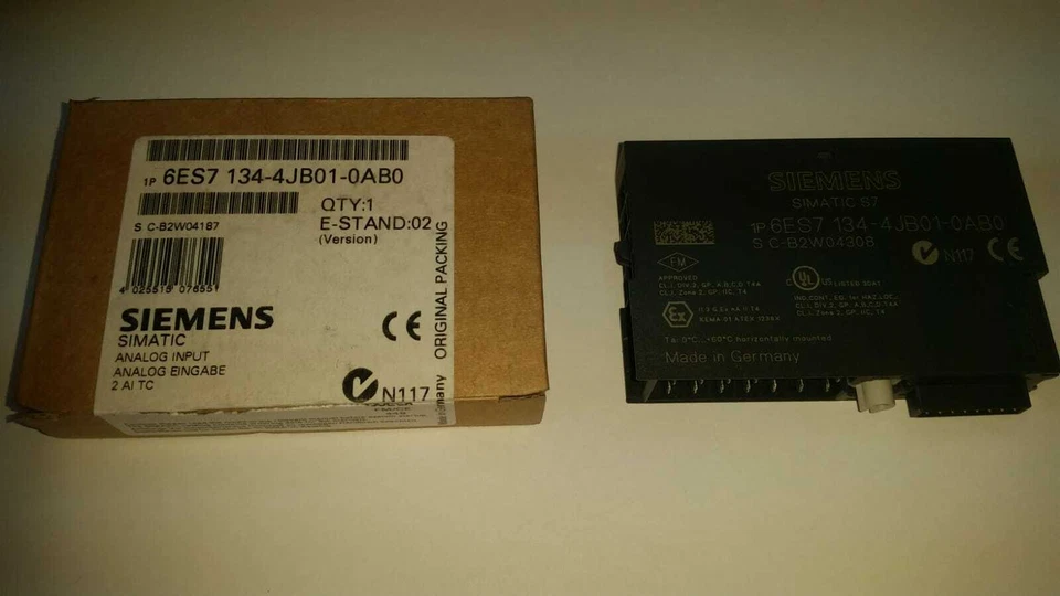 Siemens 6ES7 134-4JB01-0AB0 ET200S 2 AI TC 2 Thermocouple Inputs - Image 2 of 2