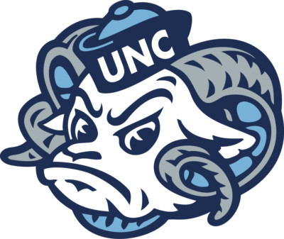 University of North Carolina Tar heels sticker logo weatherproof vinyl