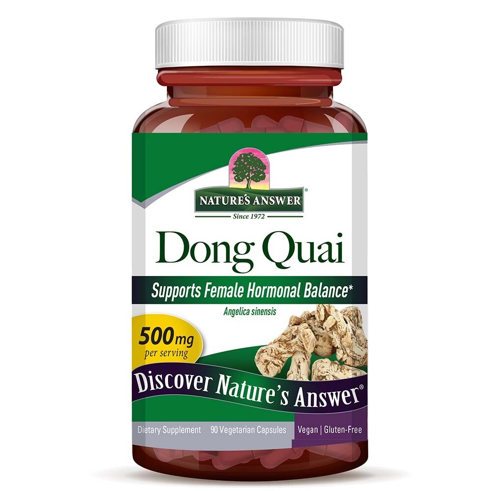 iHerb UK - Nature's Answer , Dong Quai, 500 Mg, 90 Vegetarian Capsules - Image 2