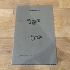 RARE ADVANCE UNCORRECTED PROOF David J. Schow ZOMBIE JAM Subterranean Press