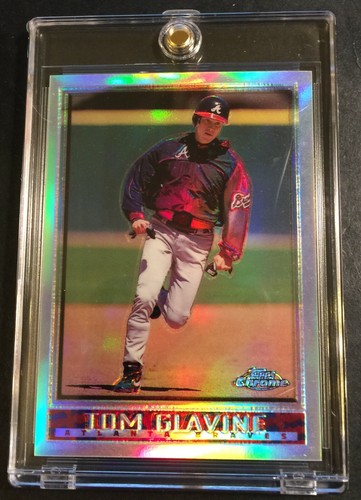 Tom Glavine [Refractor] #130 1998 Topps Chrome card