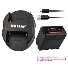 Kastar Battery Dual USB Charger for Sony NP-F960 CCD-TR8100 CCD-TR845 CCD-TR913