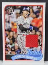 Carlos Correa [Black] #89R2-CC Prices | 2024 Topps 1989 Relic