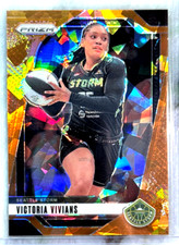 Victoria Vivians 2024 Panini Prizm WNBA Orange Ice Prizm Card-#69 Seattle Storm