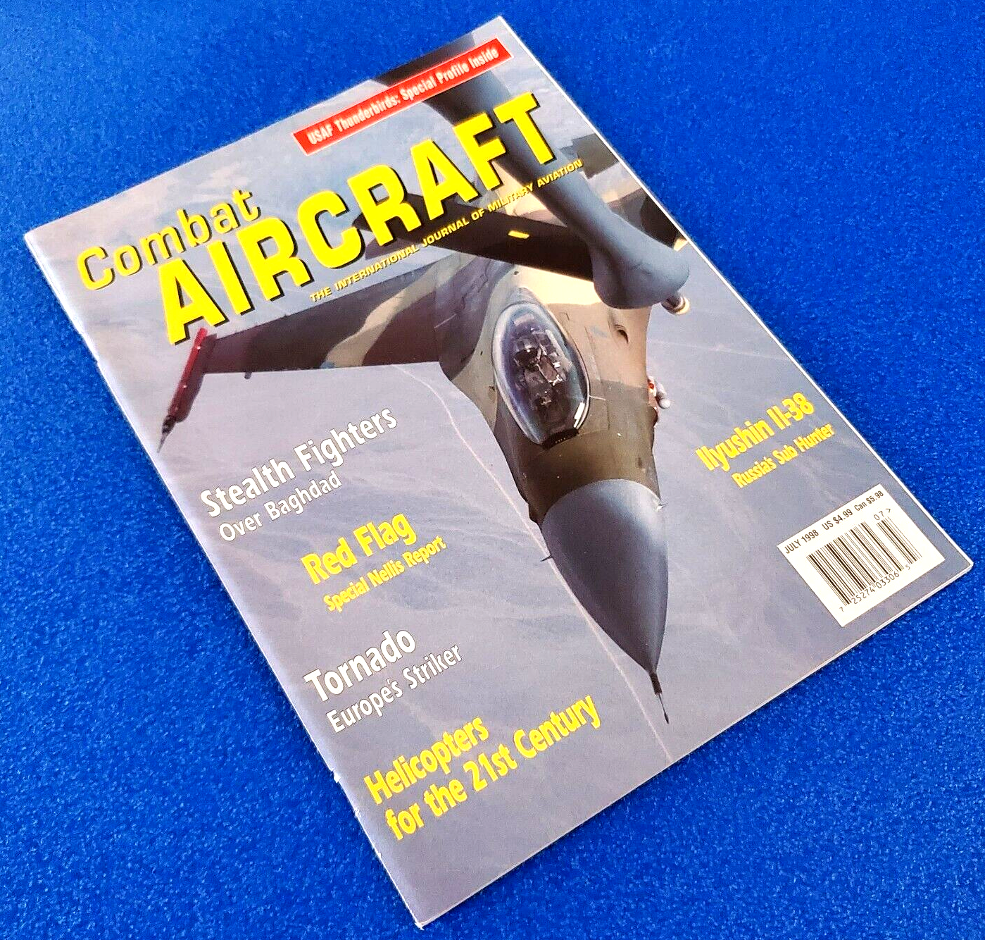 COMBAT AIRCRAFT: STEALTH FIGHTERS OVER BAGDAD JULY 1998 MAGAZINE SHIPS FREE