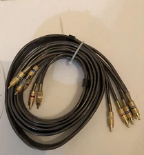 New HD9CSA RCA High-Performance HDTV Component Audio Video cables Gold Plated