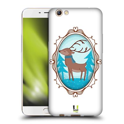 HEAD CASE DESIGNS WINTER ANIMALS SOFT GEL CASE FOR OPPO PHONES