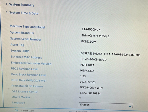 Lenovo ThinkCentre M75q-1 Mini/Ryzen 5 Pro/16GB RAM/256GB SSD/FAULTY USB PORTS - Photo 2/12
