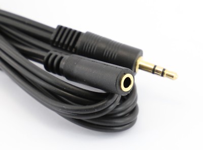 GOLD 10 m 33 Fuß Stereo Lautsprecher Verlängerungskabel Kabel extra lang Kopfhörer Verlängerung