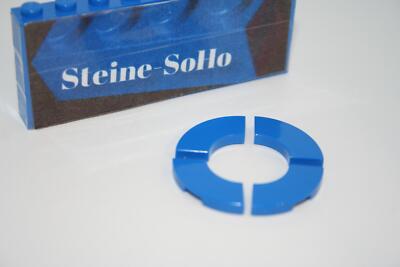 Lego (c) 4x Fliese 2x2 - viertel - blau - blue - 27925 - corner tile