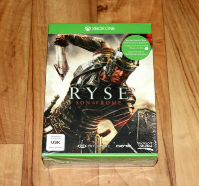 Ryse Son of Rome Pre-Order-Box incl a T-Shirt Xbox One New & Sealed Size L