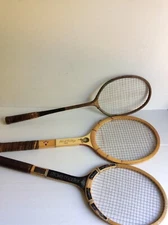 Lof of Vintage Tennis Racquets