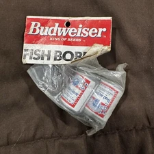 Pair of Budwieser Fish Fishing Bobbers Brand New Un-opened Rare