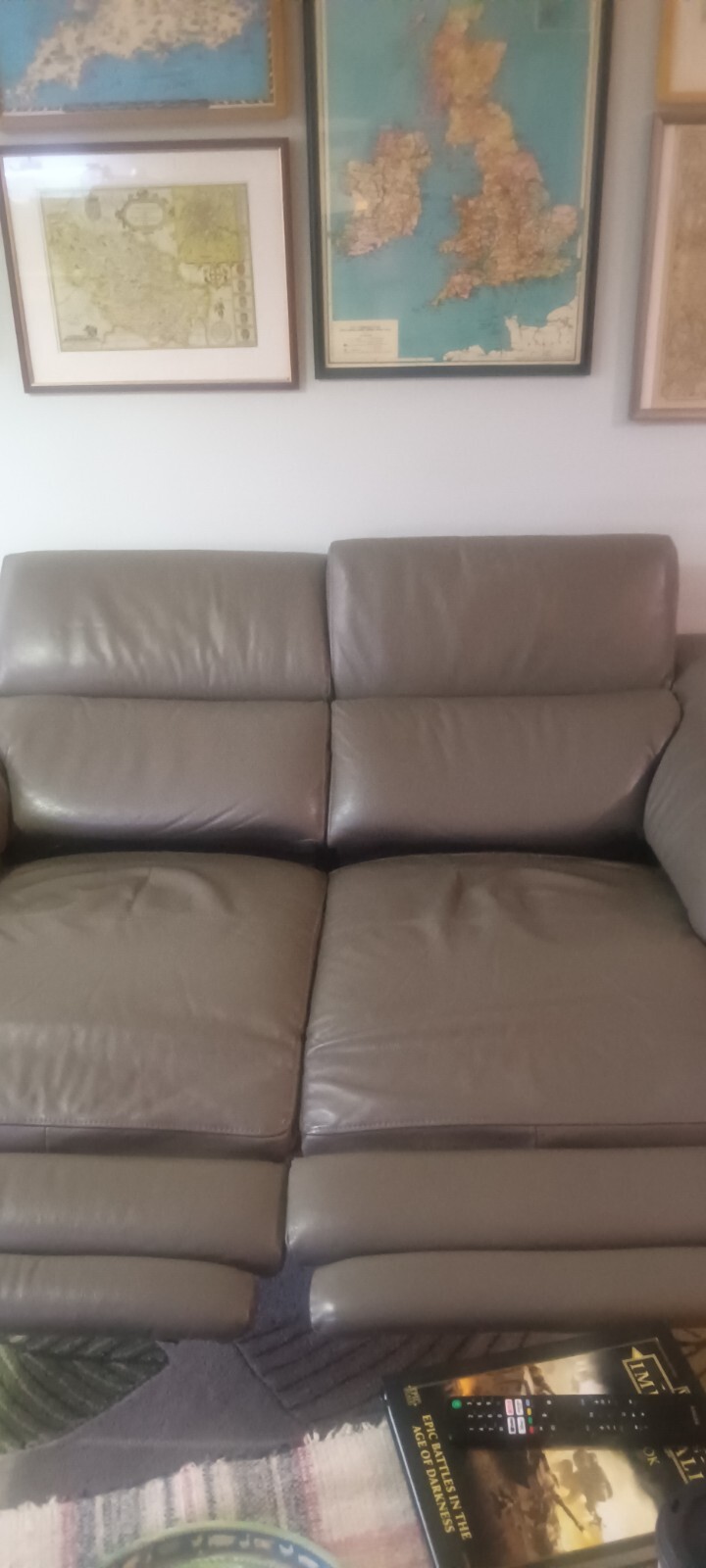 Barker & Stonehouse 2 Seater Leather Reclining Sofa eBay