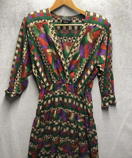 Vintage Phoebe Dress Size Unknown Geometric Multicolor Afro Chic Pattern