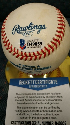 Kazuhiro Sasaki autographed MLB Selig baseball. Beckett authenticated. - Picture 2 of 3