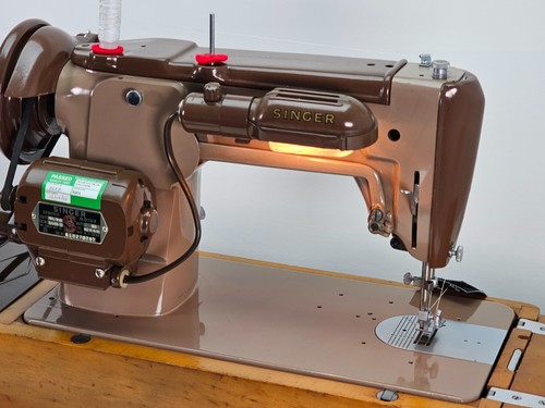 Excellent 1960 Singer 306k Zig-Zag Sewing Machine, Serviced, Warranty,Heavy-Duty - Picture 21 of 24
