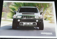 HUMMER H2 & H3  & HX RANGE BROCHURE 2008. FRENCH TEXT.  EXC COND. RARE