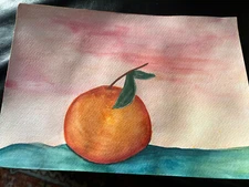 Hand painting Kid artist and Mom "Vibrant"