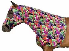 Sleazy Sleepwear XS HORSE PRINT HOOD w/ Zipper For horse 300-500 lbs. 9 PRINTS 