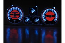 Renault 19 design 2 glow gauge plasma dials tachoscheibe glow shift indicators M