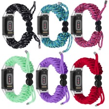 for Fitbit Charge 5 Replacement Band Nylon Adjustable Strap Watch Wristband