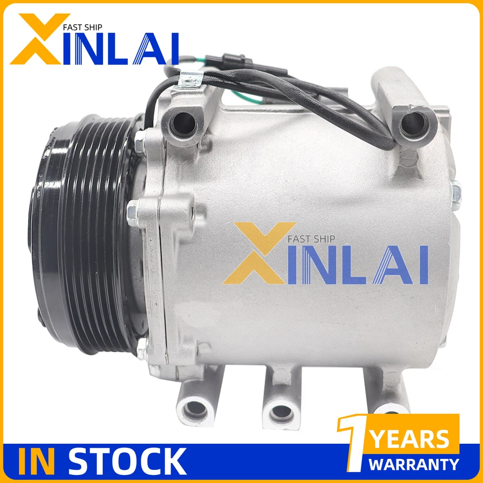 Compresor de CA de 24 V compatible con Mitsubishi Fuso Canter FE70DB FE71JB FE72DB / MSC90TA Foto 2 de 4