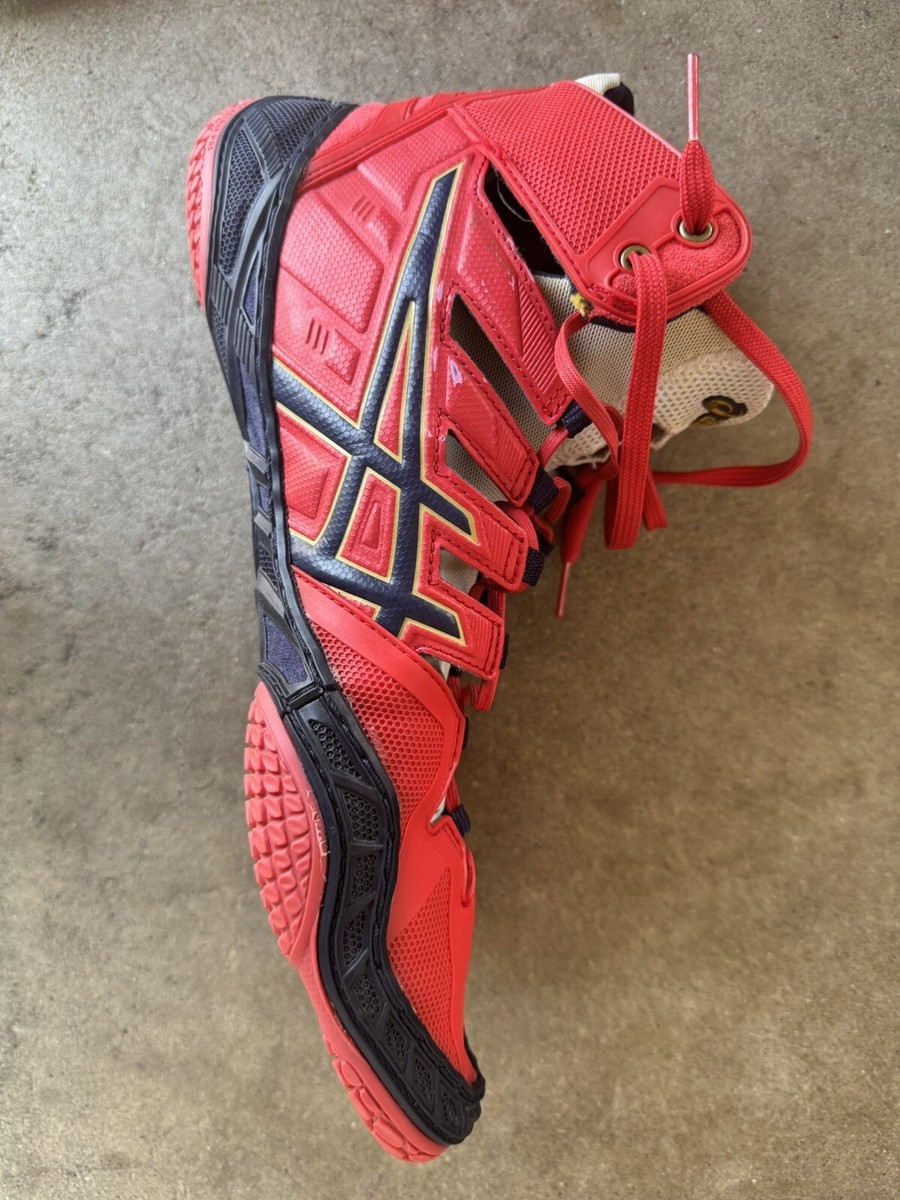 Asics Omniflex Wrestling Shoes Mens Size 11 Red, Blue, Rare  display picture 1