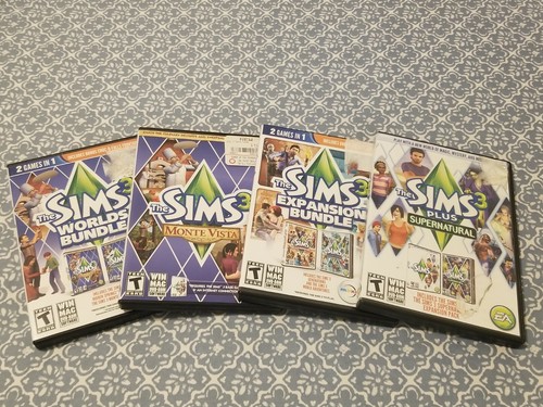 The Sims WIN MAC Expansion Monte Vista World's Supernatural 4x Video Games - Picture 12 of 12
