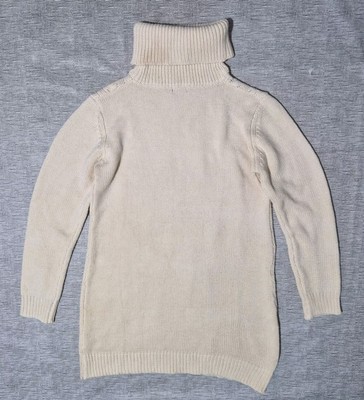 Tissaia Pullover Damen Größe 38 Pfirsich Rollkragen Zopfmuster Fischerpullover