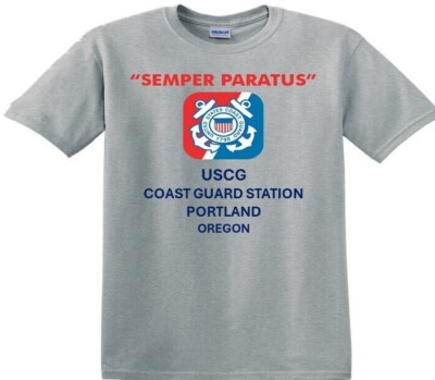 COAST GUARD STATION PORTLAND* OREGON*SHIRTS.USCG OFFICIALLY LICENSED