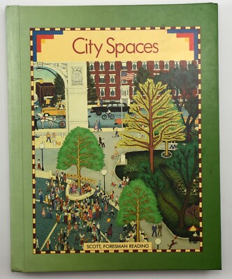 City Spaces - School Reader  1987 - Level 7 - Hardcover  - VG+ L@@K