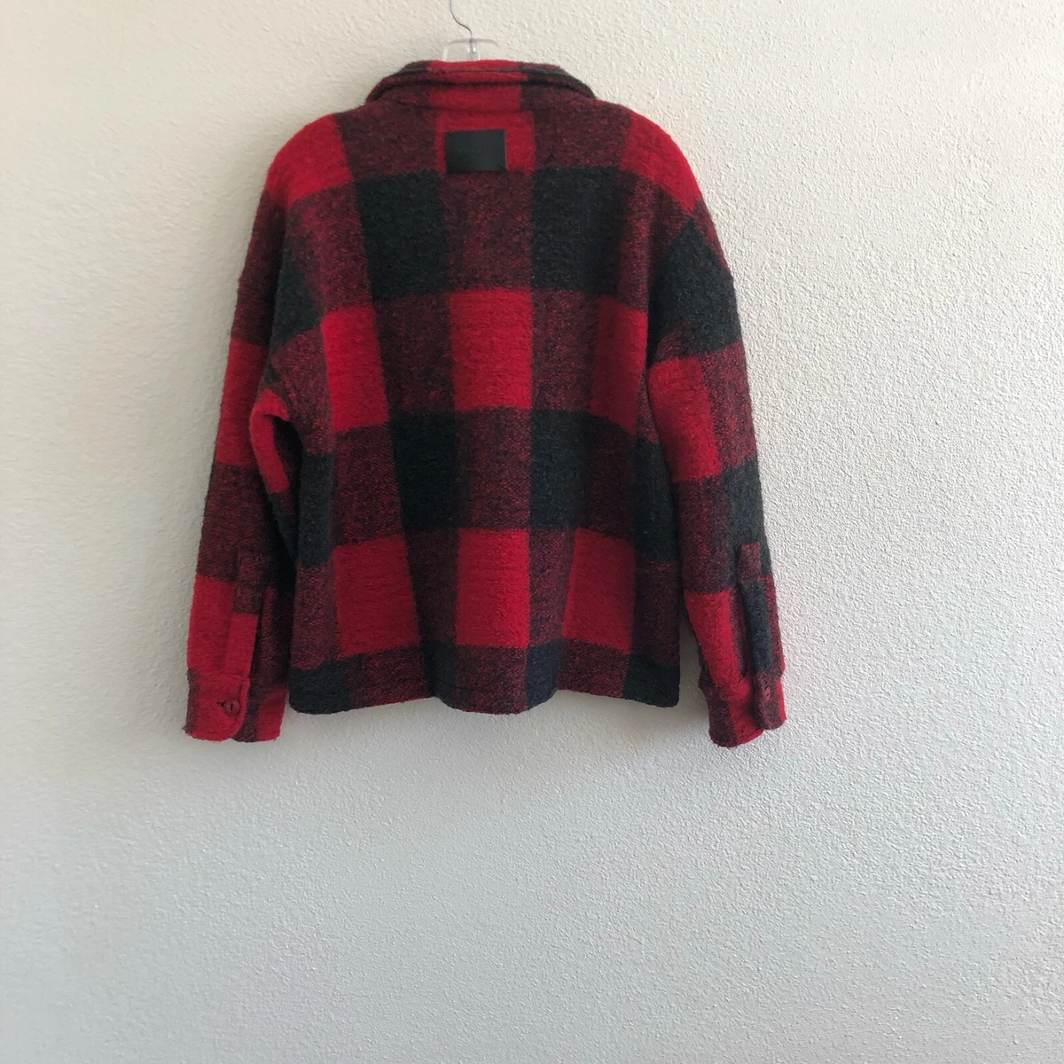 Anine bing bobbi flannel jacket cheap xs