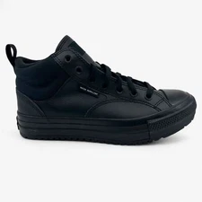 Converse CTAS Malden Street Boot Mid Triple Black Mens Athletic Sneaker