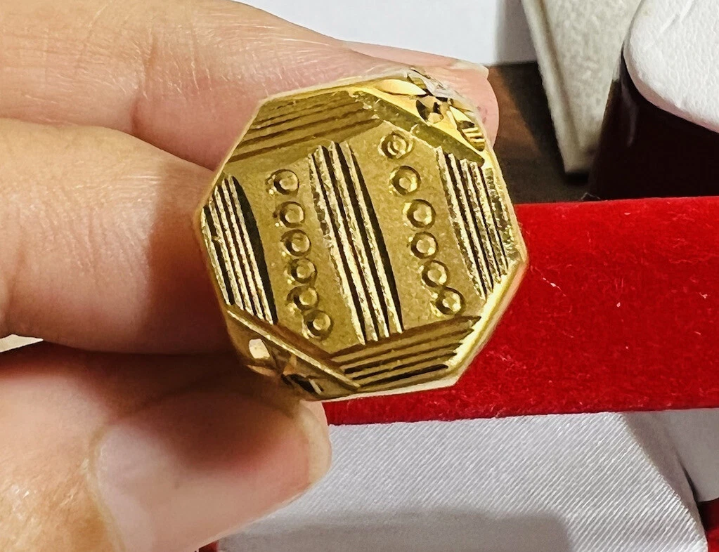 916 gold hotsell mens ring