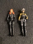 2 Figure Loose Lot G.I. Joe Rise of Cobra -Reactive Armor Scarlett -Agent Helix