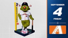 Houston Astros Orbit Foul Pole Bobblehead Pre-Sale 09/04