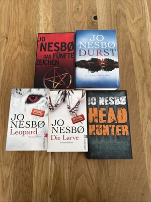 5x Jo Nesbo   Harry Hole Bände 5, 8, 9, 11 Bücher Sammlung + Headhunter
