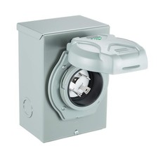 30 Amp Generator Power Inlet Box, L14-30P, 125/250 Volt, for Generators Up to...
