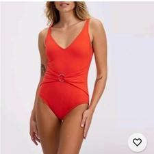 Michael Kors One-Piece Swimsuit with belt detail    Sz 14