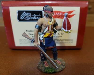 Figure - W.Britain 16062 Native Warrior with Souvenir British Grenadier Cap